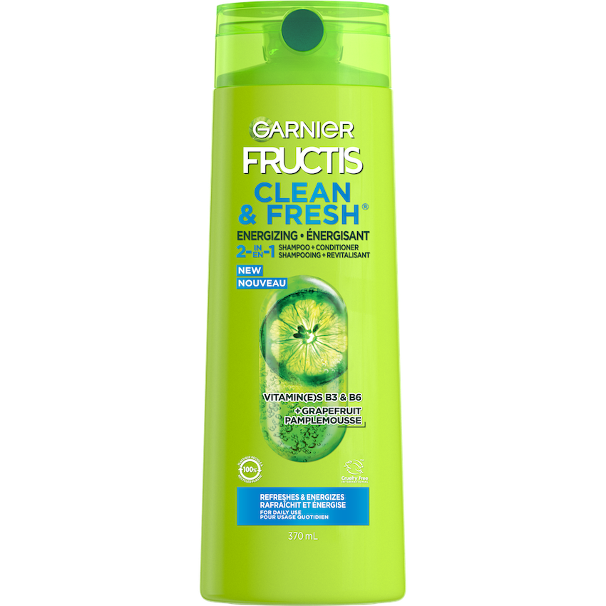 GAR3DPKGFructis Reno 2022CleanFreshShampoo370mlFrontV1
